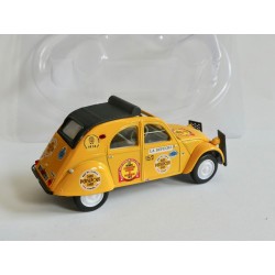 CITROEN 2CV NÂ°057 RAID PARIS PERSÃ‰POLIS PARIS NOREV 1:43 sous coque