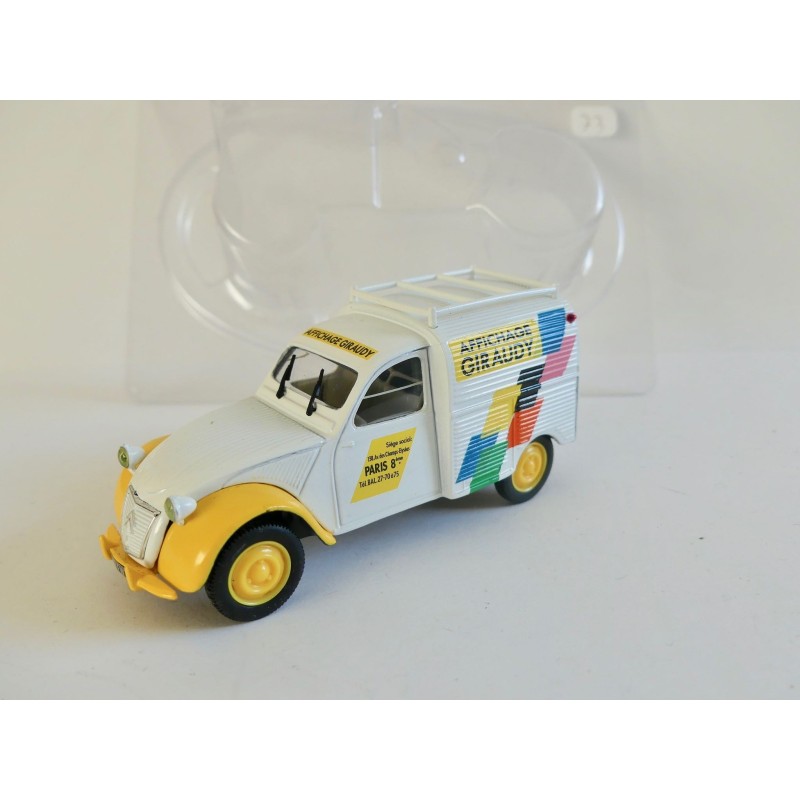 CITROEN 2CV NÂ°073 FOURGONNETTE GIRAUDY NOREV 1:43 sous coque