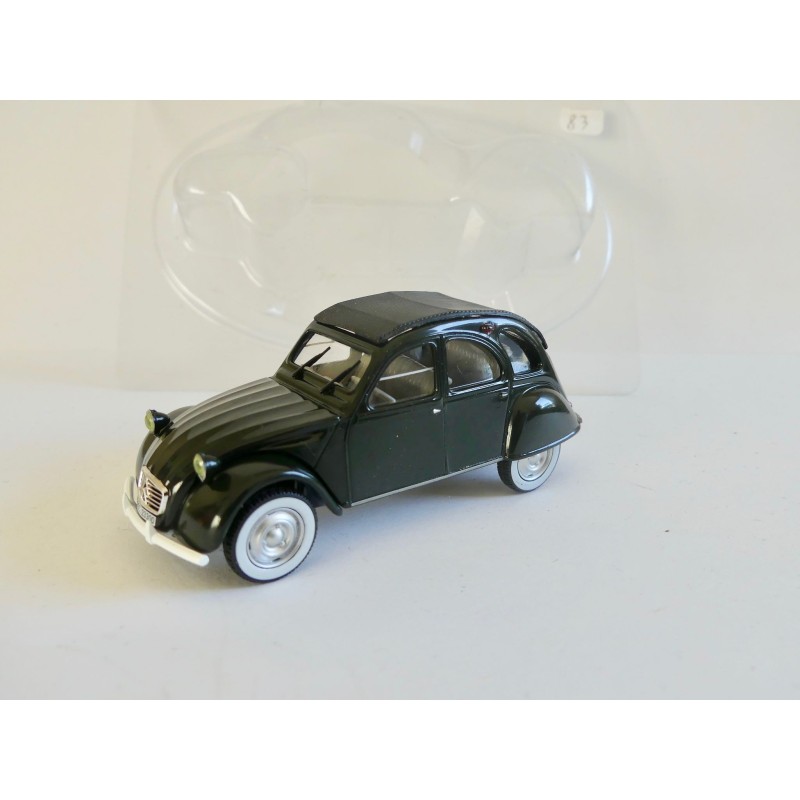 CITROEN 2CV N°083 GUARDIA CIVIL 1966 Noir NOREV 1:43 sous coque