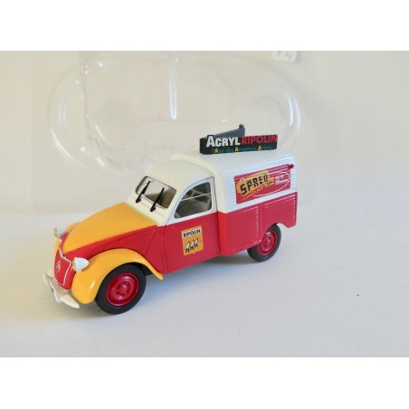 CITROEN 2CV N°087 FOURGONNETTE RIPOLIN 1955 NOREV 1:43 sous coque