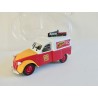 CITROEN 2CV NÂ°087 FOURGONNETTE RIPOLIN 1955 NOREV 1:43 sous coque