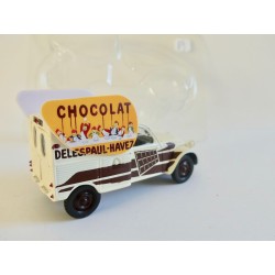 CITROEN 2CV N°089 FOURGONNETTE CHOCOLAT DELESPAUL HAVEZ NOREV 1:43 sous coque