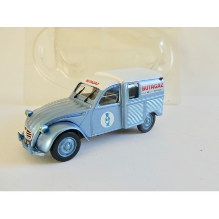 CITROEN 2CV NÂ°099 FOURGONNETTE BUTAGAZ NOREV 1:43 sous coque