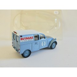 CITROEN 2CV N°099 FOURGONNETTE BUTAGAZ NOREV 1:43 sous coque
