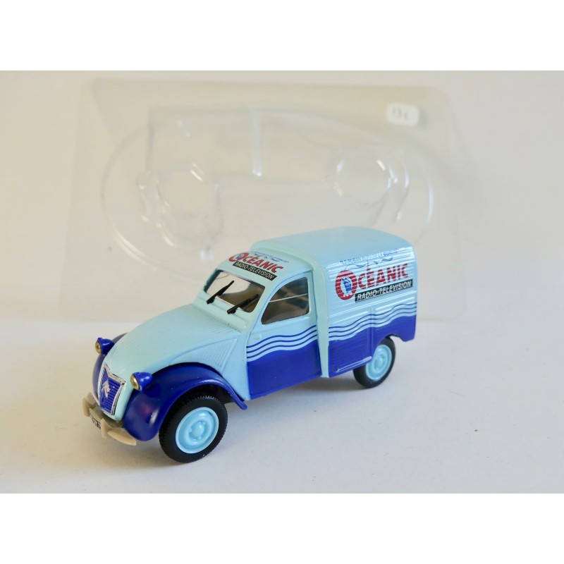 CITROEN 2CV NÂ°131 AZU OCEANIC 1955 NOREV 1:43 sous coque