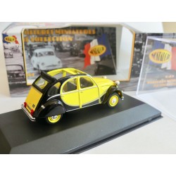 CITROEN 2CV CHARLESTON 1987 Jaune et Noir NOSTALGIE N009C 1:43