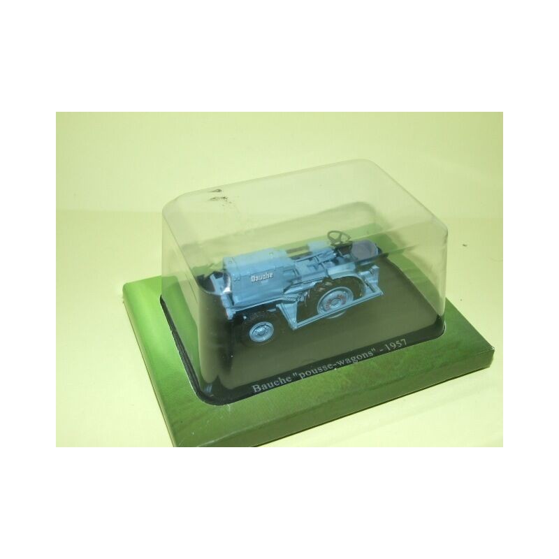 TRACTEUR NÂ°039 BAUCHE POUSSE WAGONS 1957 UNIVERSAL HOBBIES 1:43 sous coque
