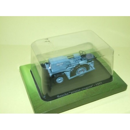 TRACTEUR NÂ°039 BAUCHE POUSSE WAGONS 1957 UNIVERSAL HOBBIES 1:43 sous coque