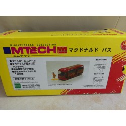 CAR BUS McDONALD'S Bus Japon MTECH 1:43