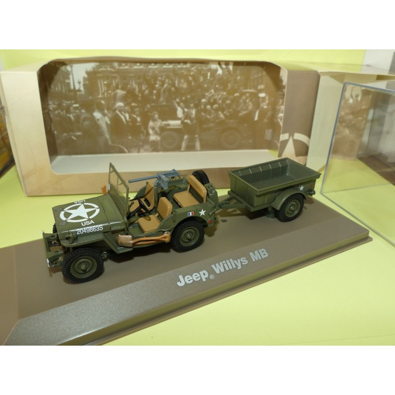 JEEP WILLYS MB MILITAIRE ATLAS N°01 1:43