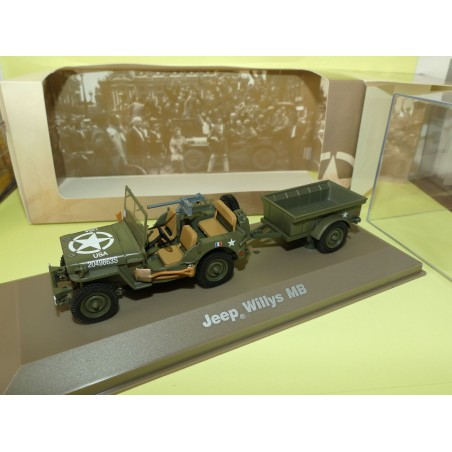 JEEP WILLYS MB MILITAIRE ATLAS N°01 1:43