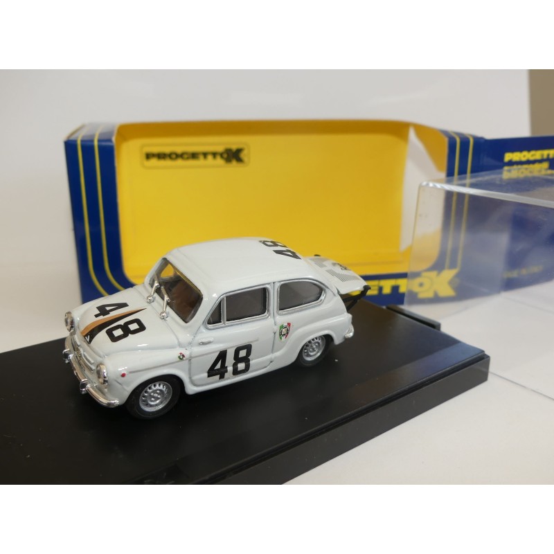 FIAT ABARTH 850 TC NÂ°48 NURBURGRING 1962 PROGETTOK PK 129 1:43