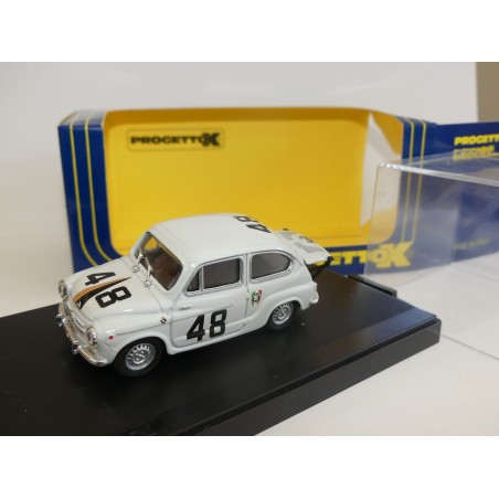 FIAT ABARTH 850 TC NÂ°48 NURBURGRING 1962 PROGETTOK PK 129 1:43