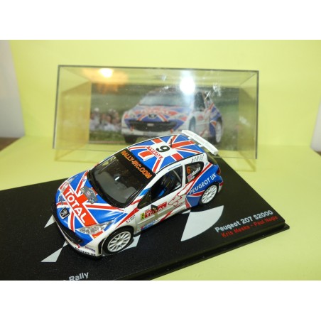 PEUGEOT 207 S2000 RALLYE D'YPRES 2009 K. MEEKE ALTAYA 1:43 1er