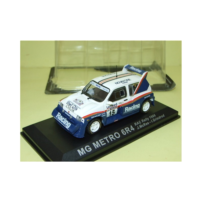 MG METRO 6R4 RALLYE RAC 1985 T. POND ALTAYA 1:43 ArrivÃ©e 3Ã¨me