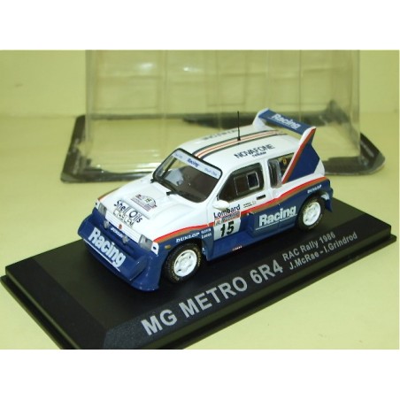 MG METRO 6R4 RALLYE RAC 1985 T. POND ALTAYA 1:43 ArrivÃ©e 3Ã¨me