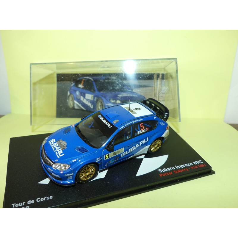 SUBARU IMPREZA WRC RALLYE TOUR DE CORSE 2008 P. SOLBERG ALTAYA 1:43 5Ã¨me 