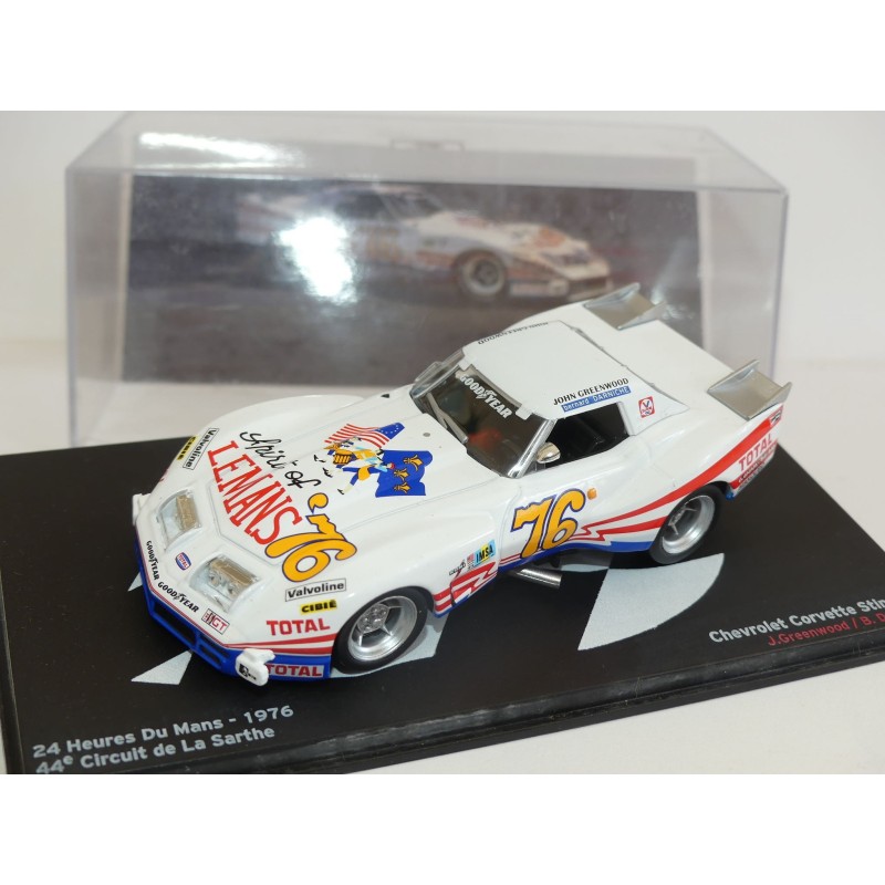 CHEVROLET CORVETTE STINGRAY NÂ°76 LE MANS 1976 ALTAYA 1:43 Abd