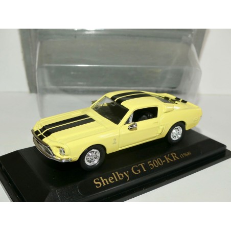FORD SHELBY GT 500 KR 1968 Jaune et Noir FABBRI 1:43
