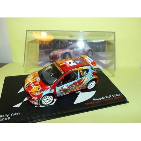 PEUGEOT 207 S2000 RALLYE D'YPRES 2009 F. LOIX ALTAYA 1:43 3Ã¨me