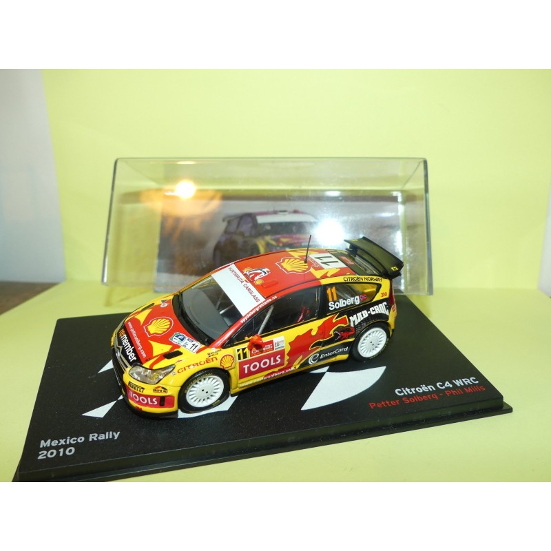 CITROEN C4 WRC RALLYE DU MEXIQUE 2010 P. SOLBERG ALTAYA 1:43 2Ã¨me 