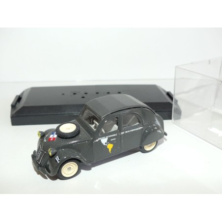 CITROEN 2CV 1953 LES TROIS AMERIQUES VITESSE L013 1:43