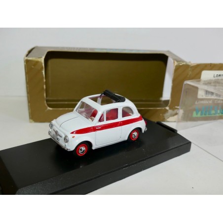 FIAT 500 SPORT ROAD VERSION 1960 Blanc VITESSE L082A 1:43