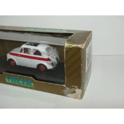 FIAT 500 SPORT ROAD VERSION 1960 Blanc VITESSE L082A 1:43
