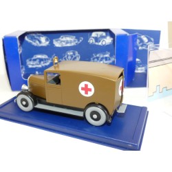 VOITURE TINTIN N°51 AMBULANCE DE CHICAGO EN AMERIQUE ATLAS 1:43