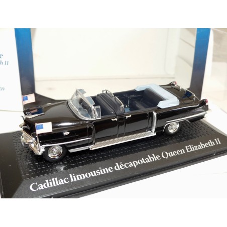 CADILLAC LIMOUSINE DECAPOTABLE QUEEN ELIZABETH II PRESIDENTIELLE ATLAS 1:43 Chef d'état