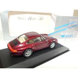 PORSCHE 911 CARRERA 993 1994 Bordeaux MINICHAMPS 1:43 dÃ©faut