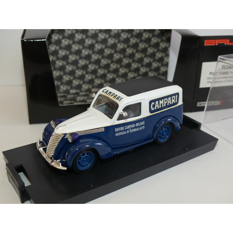 FIAT 1100 E FOURGONNETTE 1952 CAMPARI BRUMM R245 1:43