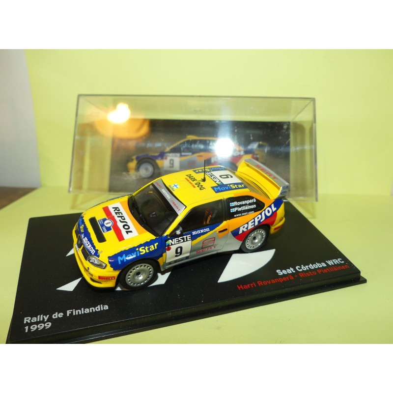SEAT CORDOBA WRC RALLYE DE FINLANDE 1999 H ROVANPERA ALTAYA 1:43 5Ã¨me