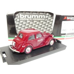 FIAT 1100 E BERLINE POLIZIA BRUMM R453 1:43