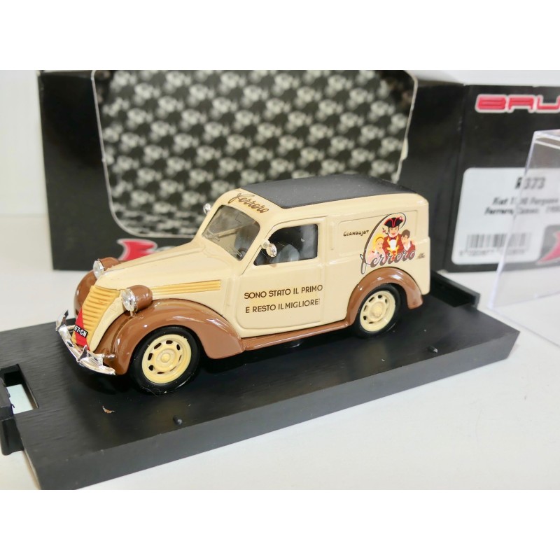FIAT 1100 E FOURGONNETTE 1950 FERRERO CUNEO BRUMM R373 1:43