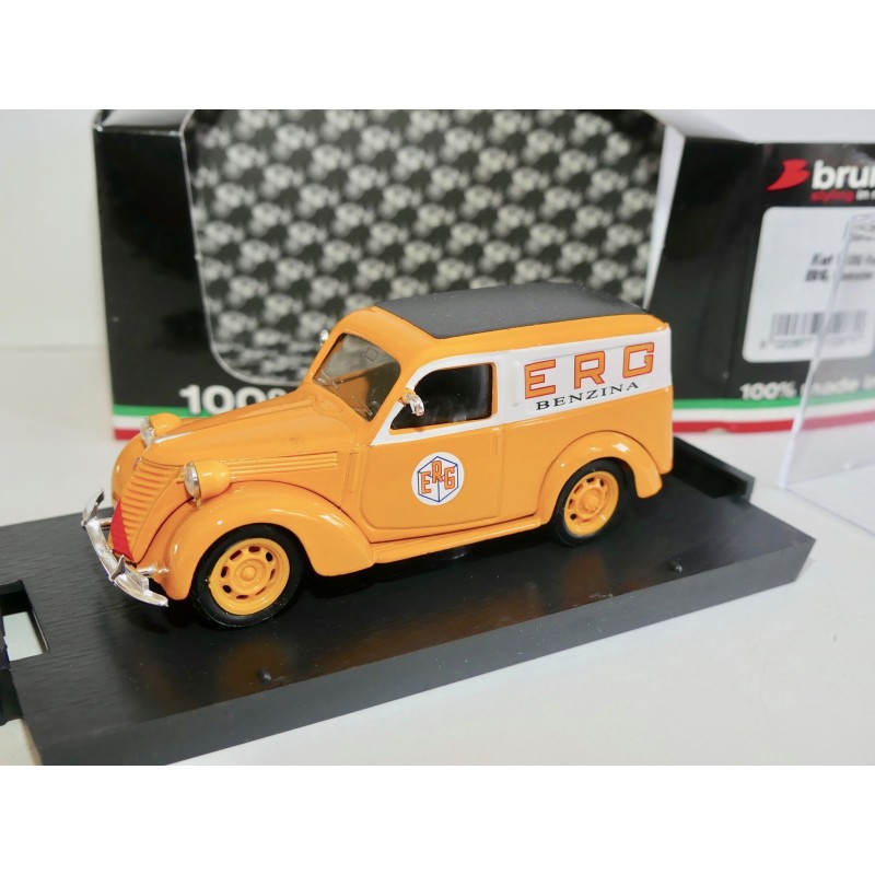 FIAT 1100 E FOURGONNETTE 1950 ERG GENEVE BRUMM R375 1:43