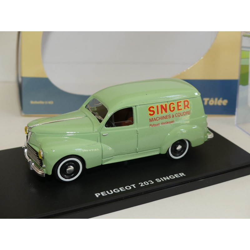 PEUGEOT 203 FOURGONNETTE SINGER ELIGOR pour ATLAS 1:43