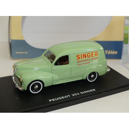 PEUGEOT 203 FOURGONNETTE SINGER ELIGOR pour ATLAS 1:43