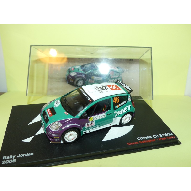 CITROEN C2 S1600 RALLYE DE JORDANIE 2008 S. GALLAGHER ALTAYA 1:43 13Ã¨me 