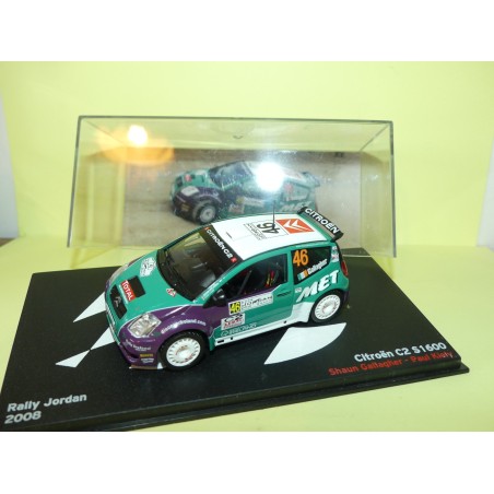 CITROEN C2 S1600 RALLYE DE JORDANIE 2008 S. GALLAGHER ALTAYA 1:43 13Ã¨me 