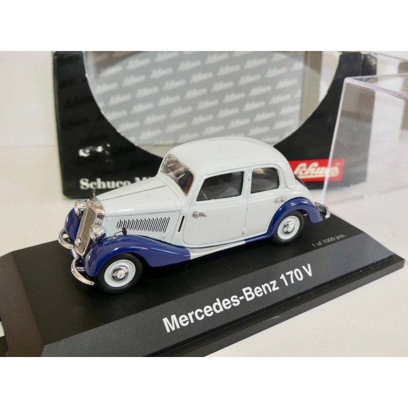 MERCEDES 170 V LIMOUSINE Gris et Bleu SCHUCO 1:43