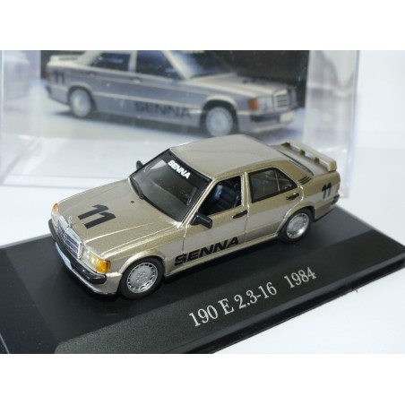 MERCEDES 190 E 2.3 16V 1984 SENNA Dorée ALTAYA 1:43