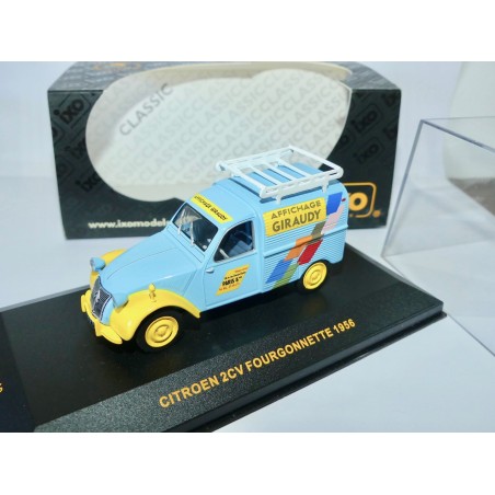 CITROEN 2CV FOURGONNETTE 1956 Affichage GIRAUDY IXO CLC048 1:43
