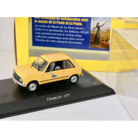 CITROEN LN 1977 LA POSTE ATLAS 1:43 Boite Vitrine