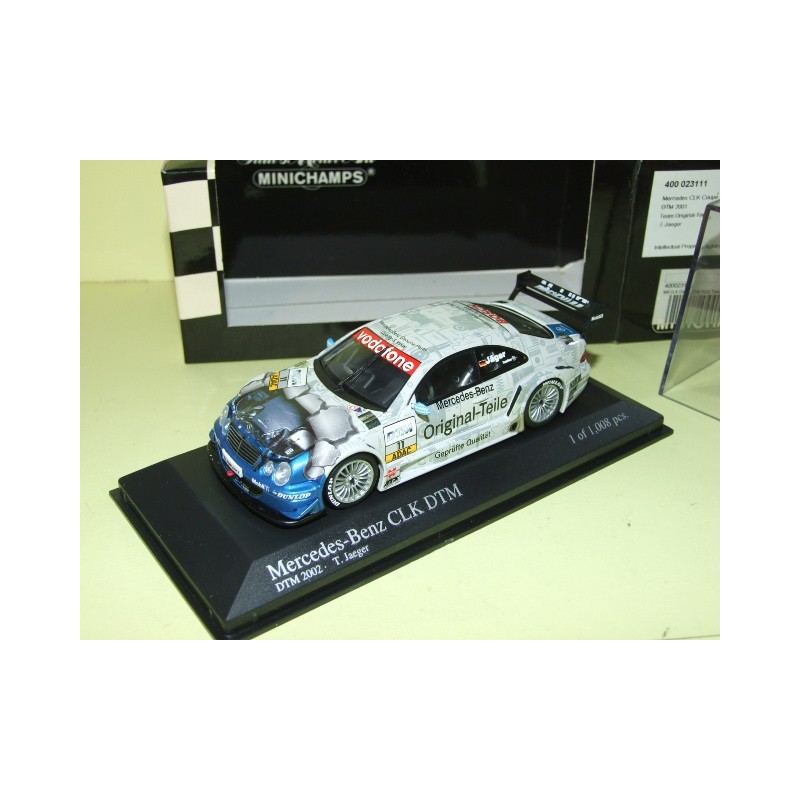MERCEDES CLK N°11 DTM 2001 JAEGER MINICHAMPS 1:43