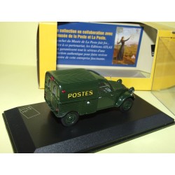 CITROEN 2CV AZU 1952 LA POSTE ATLAS Boite Vitrine 1:43