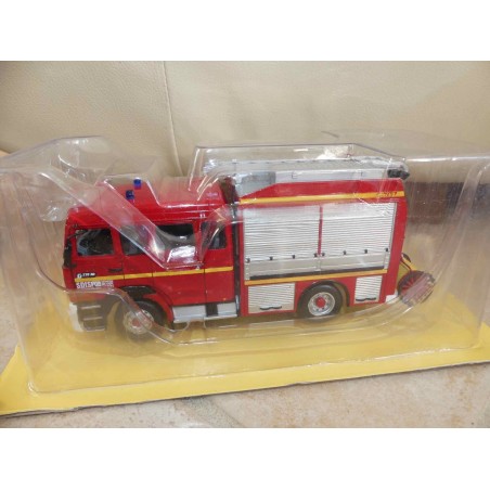 CAMION POMPIERS NÂ°008 BERLIET G270 SP 1998 FPT Heinis IXO PRESSE 1:43