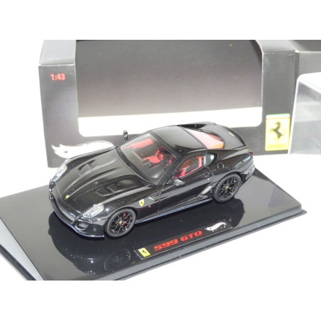 FERRARI 599 GTO Noir HOTWHEELS 1:43