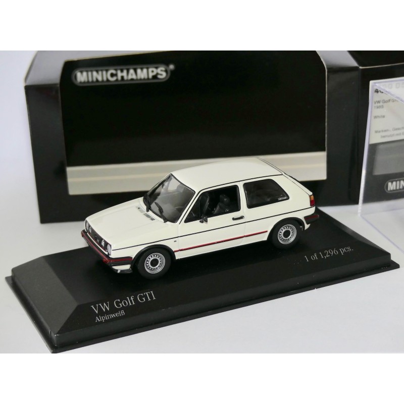 VW GOLF GTi II 1985 Blanc MINICHAMPS 1:43