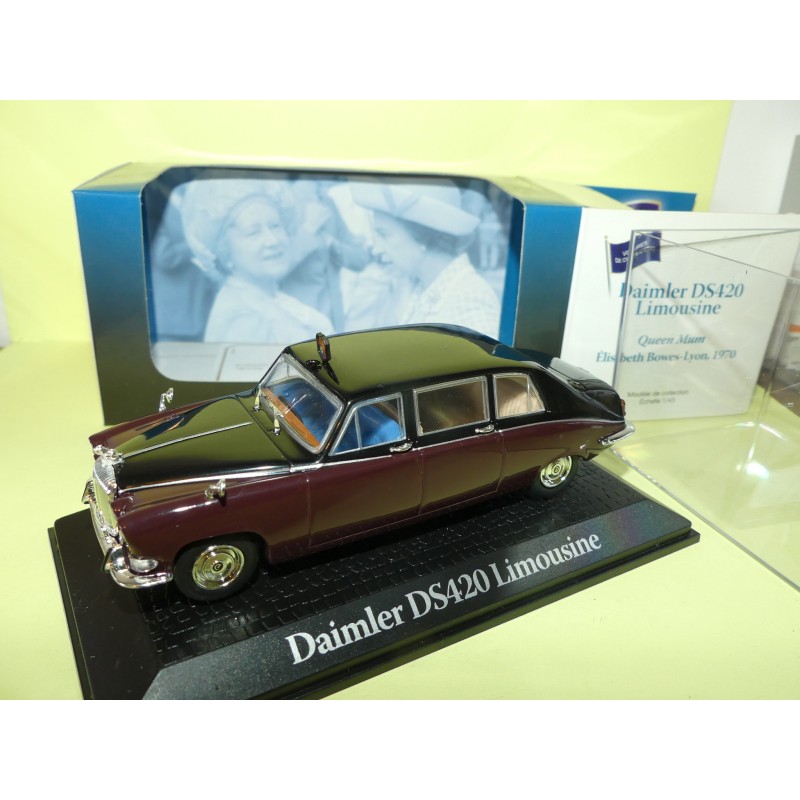 DAIMLER DS 420 LIMOUSINE QUEEN MUM 1970 PRESIDENTIELLE ATLAS 1:43 Chef d'Ã©tat 